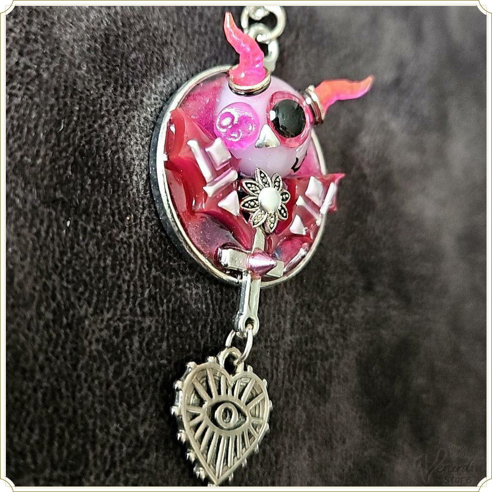 悪魔のネックレス 3 ピンク