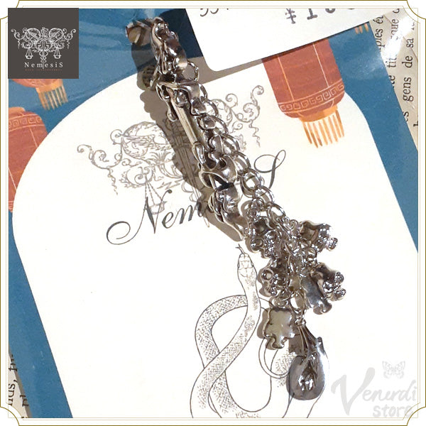 骸と蝋燭 (イヤーカフ)