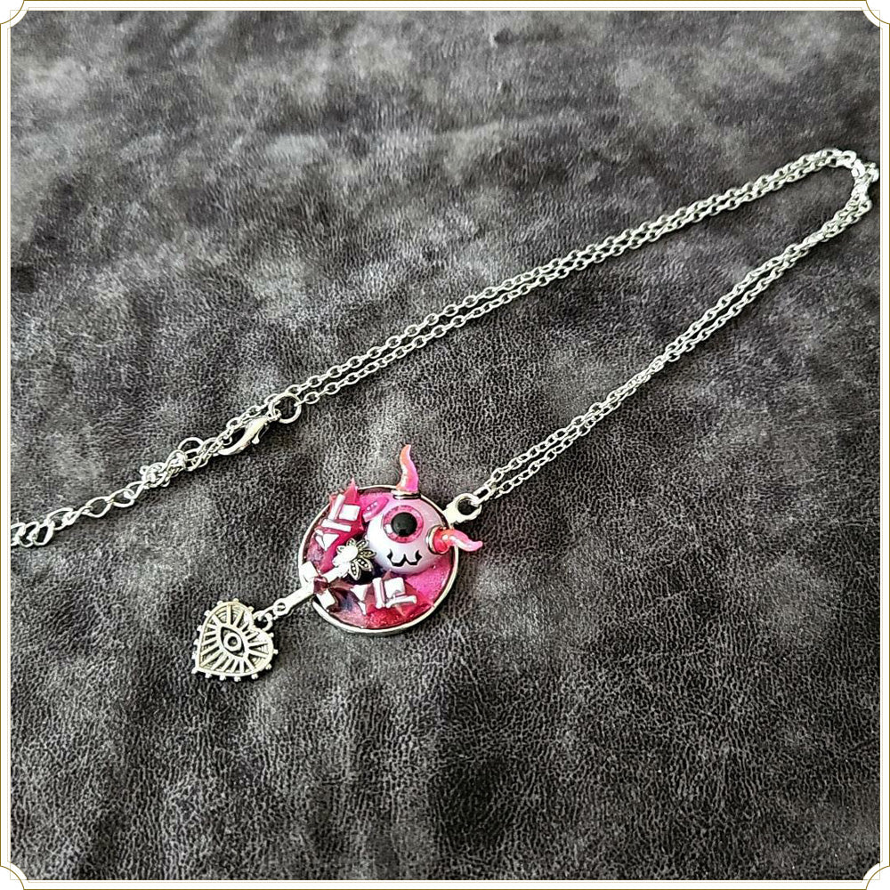 悪魔のネックレス 3 ピンク