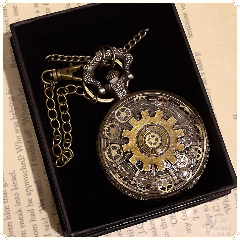スチームパンク steampunk 歯車 時計 アンティーク アクセサリー