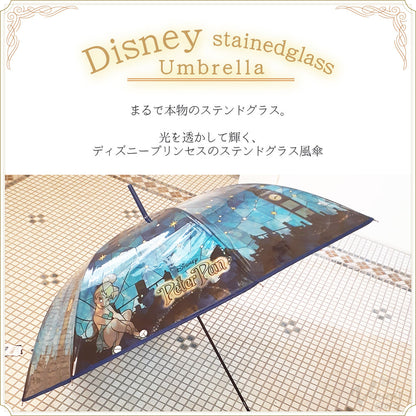 ビニール傘 ステンドグラス柄　ディズニー/ティンカーベル