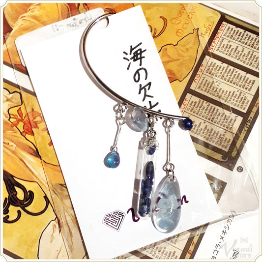 海の欠片（ラピスラズリ・アクアマリン・フローライト）