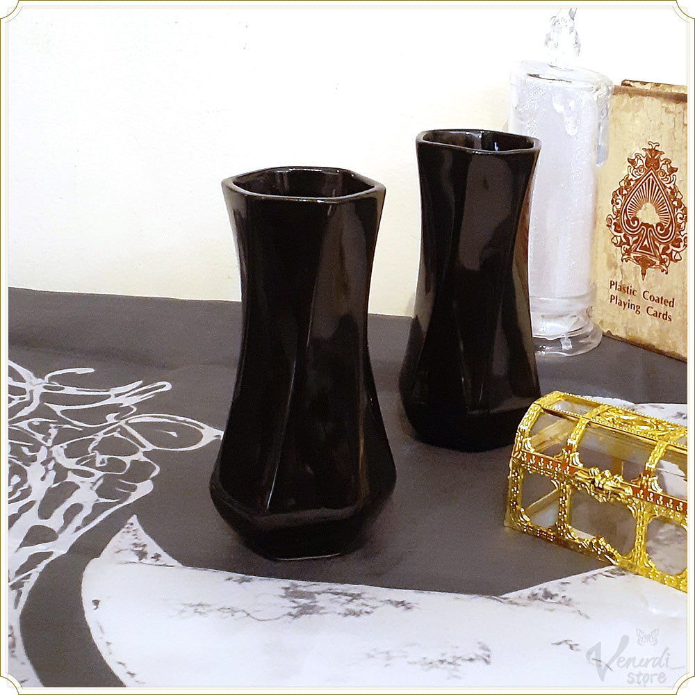 花瓶 BLACK 瓶 黒 ファンタジー ゴシック インテリア 花器 フラワー