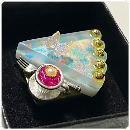 カラフルケーキ　リング　②