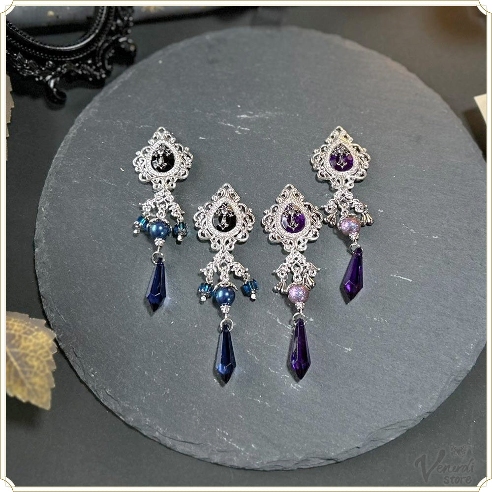 吸血鬼城の装飾 (ピアス,18k)(イヤリング,ニッケルフリー)