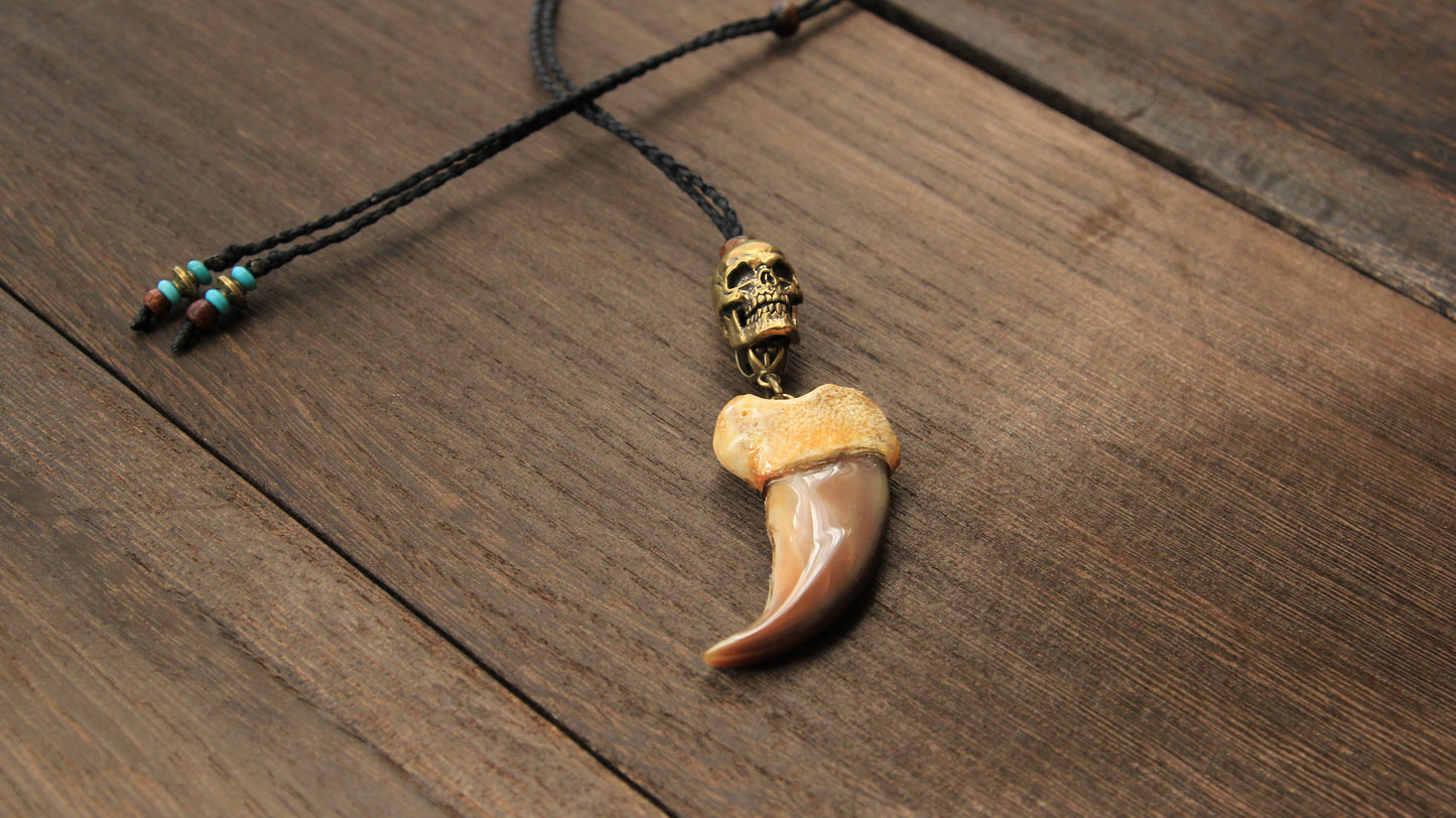 bear claw necklace -静かに寄り添う護り-ヒグマ アンティークゴールド