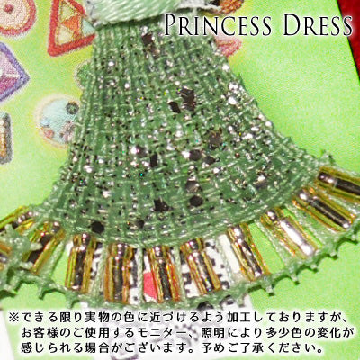 グリーンのドレスイヤリング