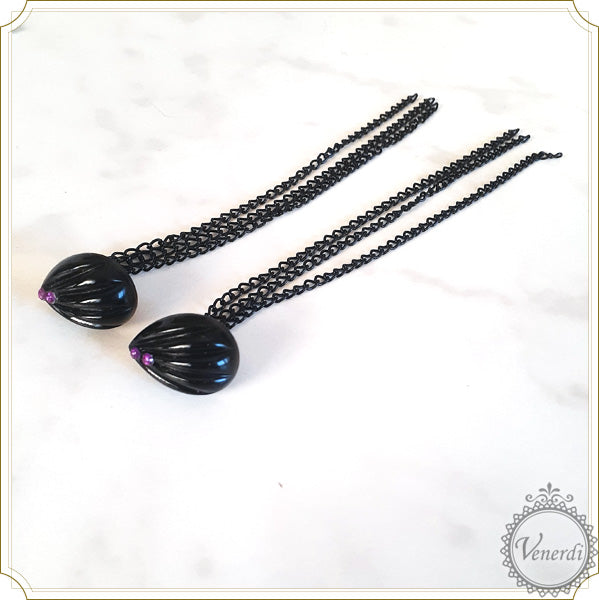 ゴシックピアス 2way/ドロップ＆ロングタッセル