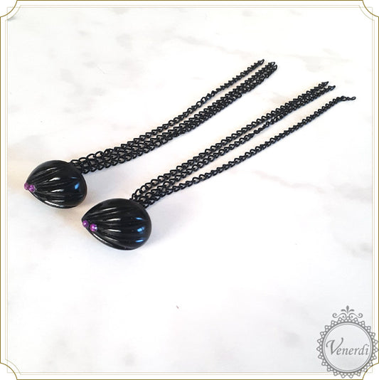 ゴシックピアス 2way/ドロップ＆ロングタッセル