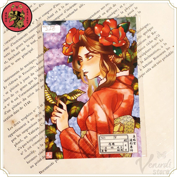 金魚屋さんと金魚姫：金魚姫ポストカード