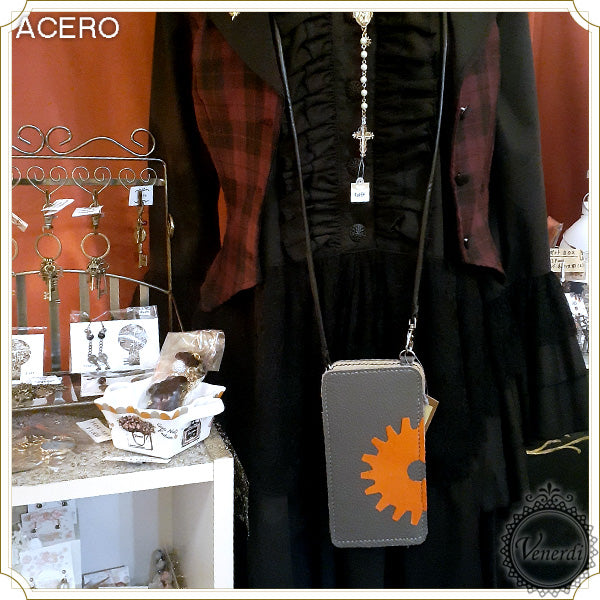 歯車スマホポシェット