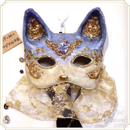 ネコ面（イタリア紙使用）