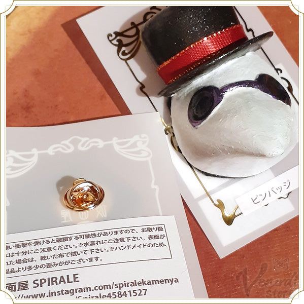 ペストマスクピンバッジ