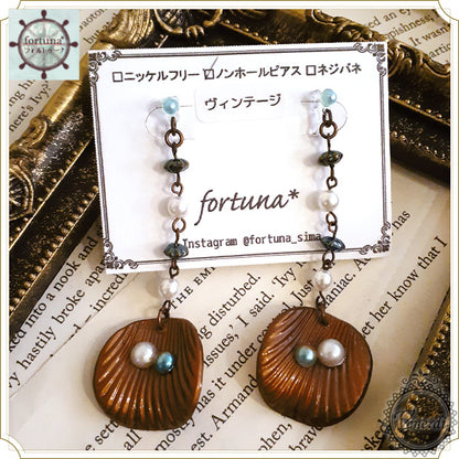 ヴィンテージマーメイド ノンホールイヤリング