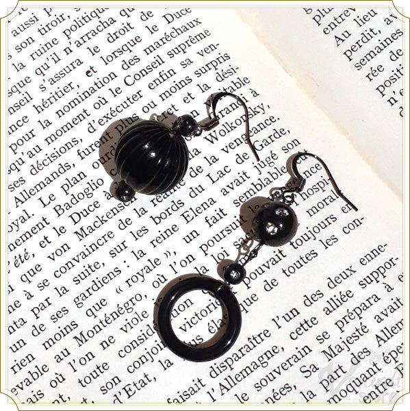 ブラックサーカス アシンメトリーピアス