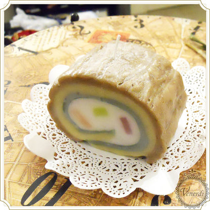 ロールケーキキャンドル