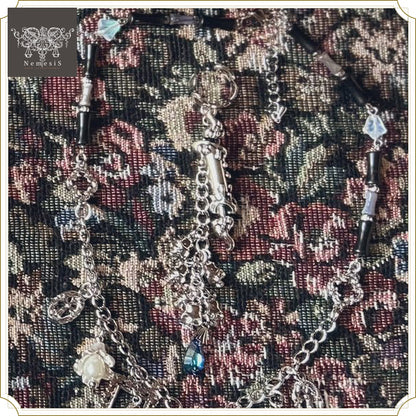 骸と蝋燭 (イヤーカフ)