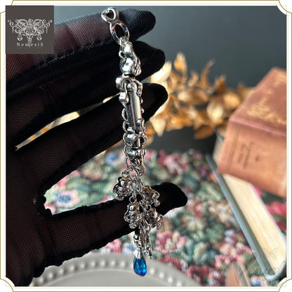 骸と蝋燭 (イヤーカフ)