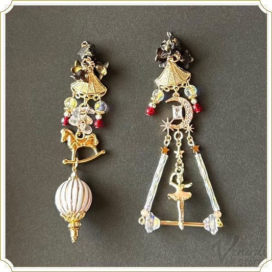 花形スター（ピアス,18k）
