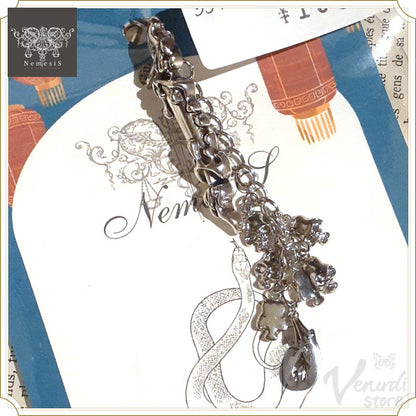 骸と蝋燭 (イヤーカフ)