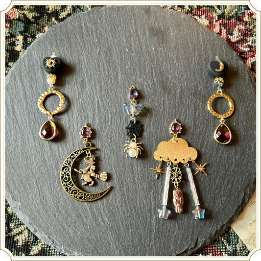 ハロウィンナイト（ピアス/イヤリング,ニッケルフリー）