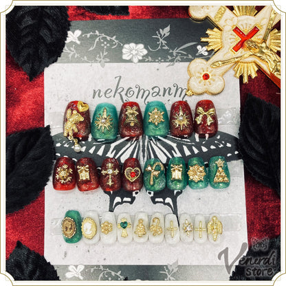 聖夜の祭壇-Altar od Noel-ネイルチップ全サイズset