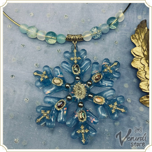 氷晶聖紋 ワイヤーネックレス