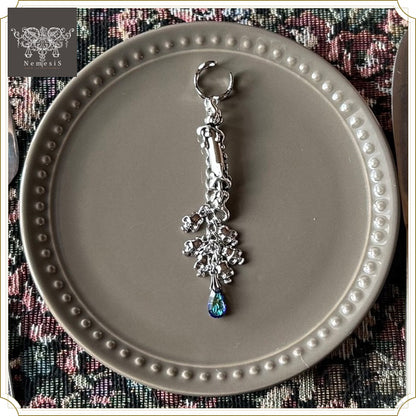 骸と蝋燭 (イヤーカフ)