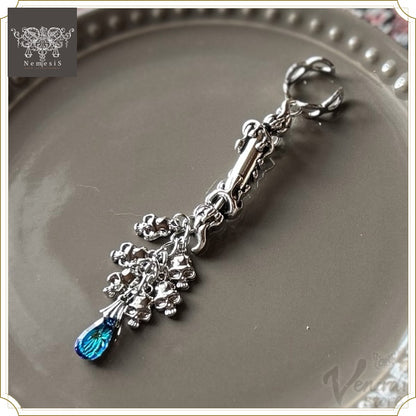 骸と蝋燭 (イヤーカフ)