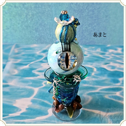 目玉人形 置物“あまと・あおみ”