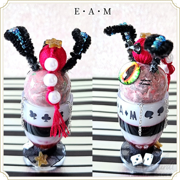 目玉人形 置物“D・K・E”E・A・M”