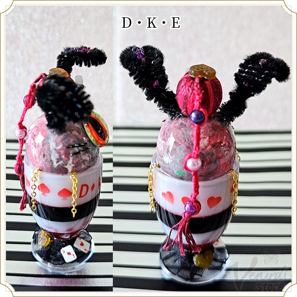 目玉人形 置物“D・K・E”E・A・M”