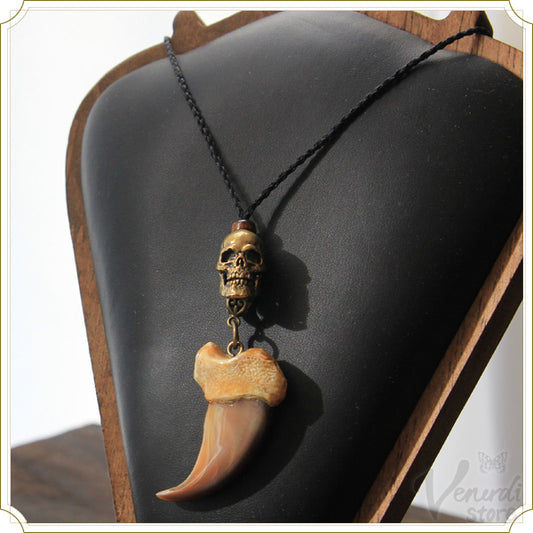 bear claw necklace -静かに寄り添う護り-ヒグマ アンティークゴールド