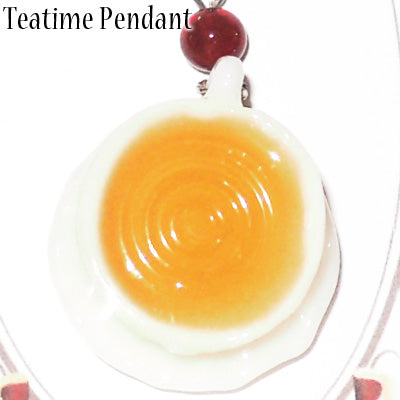 たゆたう紅茶ネックレス