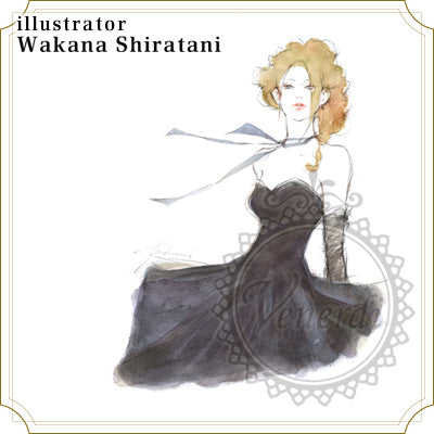 アートポストカード”Desire”1black
