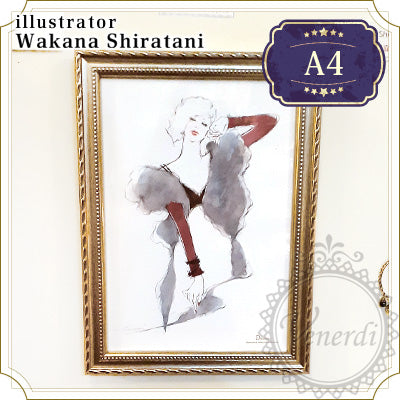 【額セット】A4ポスター”Desire”9wine
