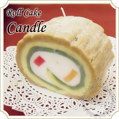 ロールケーキキャンドル